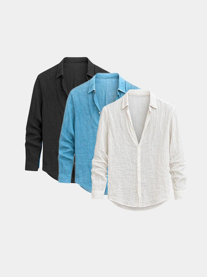 [SPECIAL PACK] Linen Reverie Summer Shirt - Cross & Crown - Cross & Crown