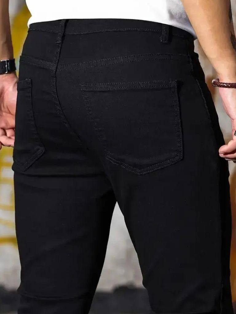 Stretchy Skinny Denim Jeans Trousers - Cross & Crown - Cross & Crown