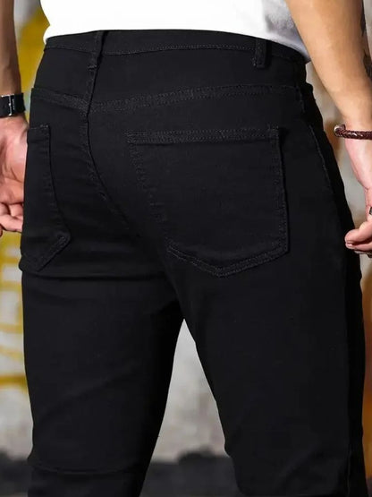 Stretchy Skinny Denim Jeans Trousers - Cross & Crown - Cross & Crown