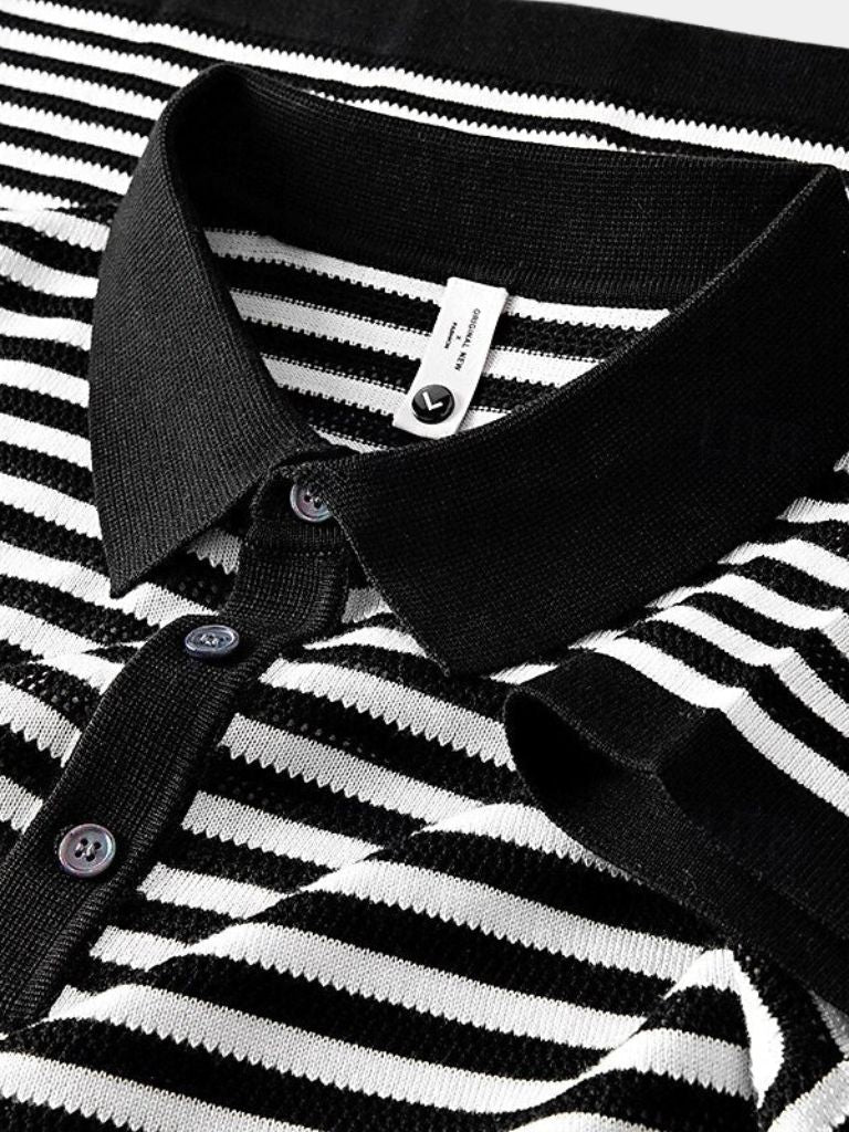 Stripe Class Polo - Cross & Crown - Cross & Crown