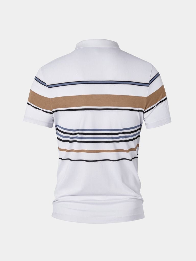 Sunset Stripe Polo – Cross & Crown - Cross & Crown