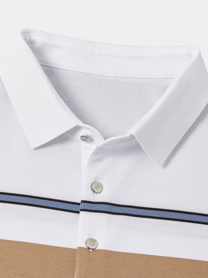 Sunset Stripe Polo – Cross & Crown - Cross & Crown