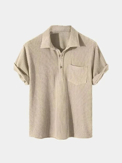 Textured Short Sleeve Shirt - Cross & Crown - Cross & Crown