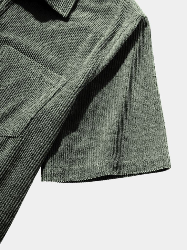 Textured Short Sleeve Shirt - Cross & Crown - Cross & Crown