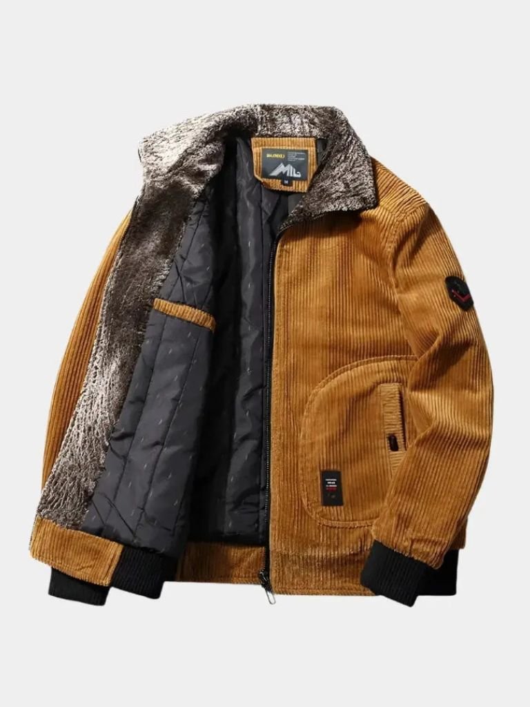Thermal Windbreaker Corduroy Jacket - Cross & Crown - Cross & Crown