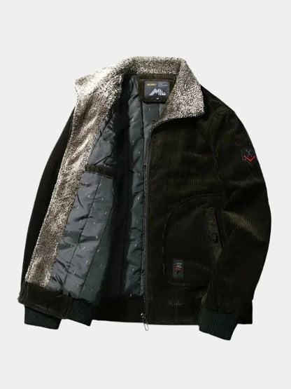 Thermal Windbreaker Corduroy Jacket - Cross & Crown - Cross & Crown
