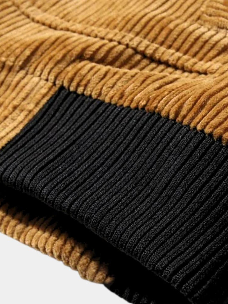 Thermal Windbreaker Corduroy Jacket - Cross & Crown - Cross & Crown