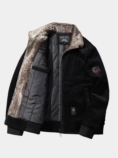 Thermal Windbreaker Corduroy Jacket - Cross & Crown - Cross & Crown