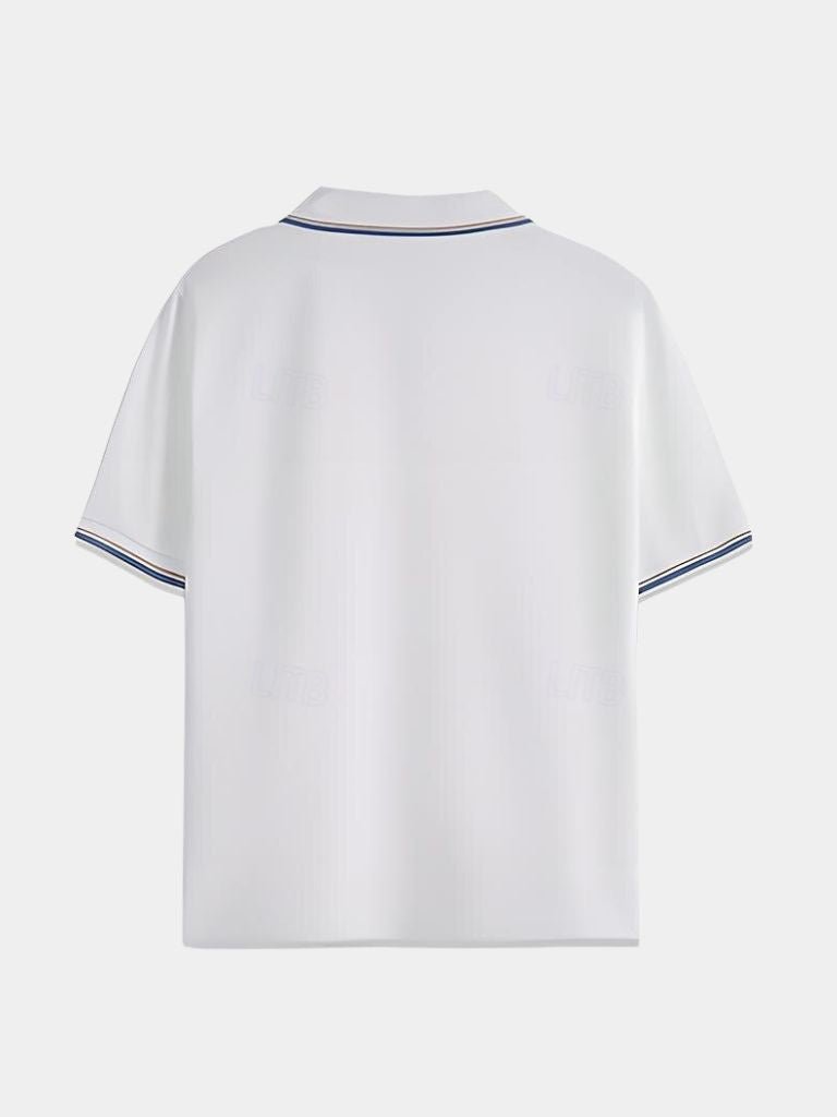 Timeless Black V - Neck Polo - Cross & Crown - Cross & Crown