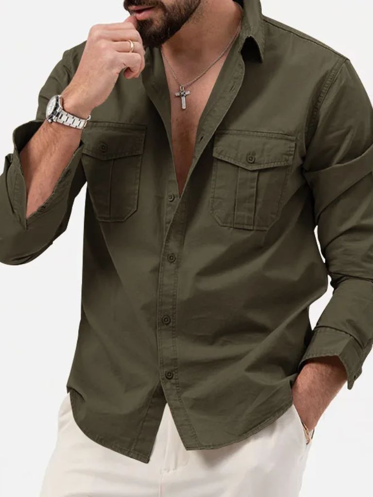 Vintage Long Sleeve Shirt - Cross & Crown - Cross & Crown