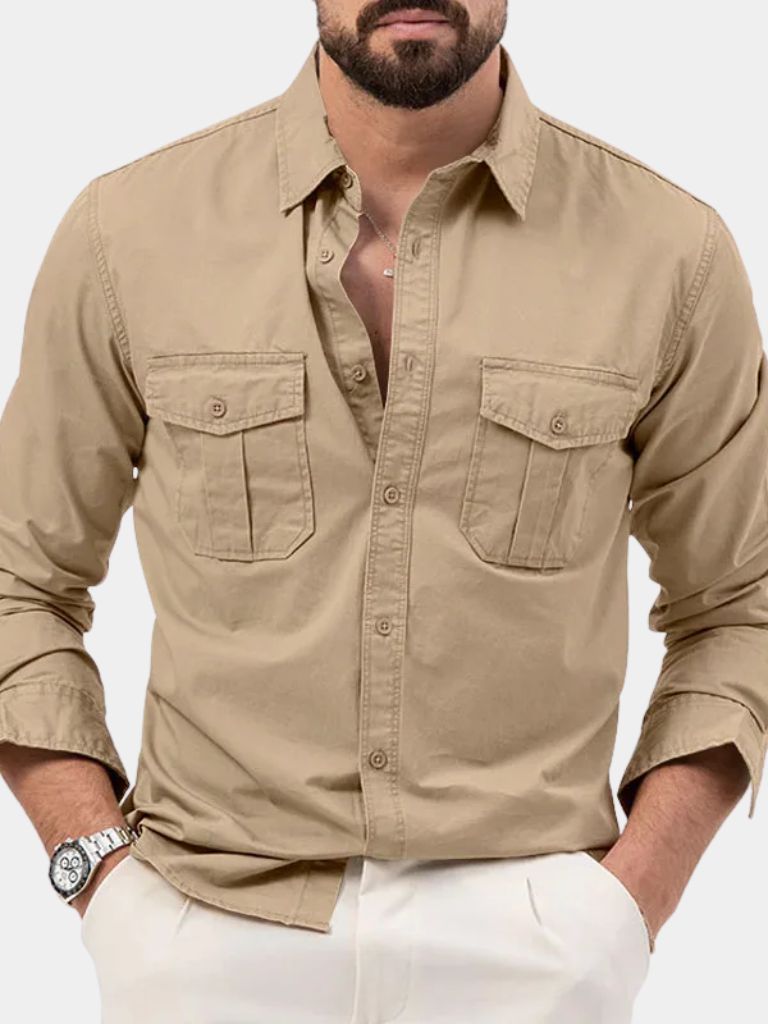 Vintage Long Sleeve Shirt - Cross & Crown - Cross & Crown