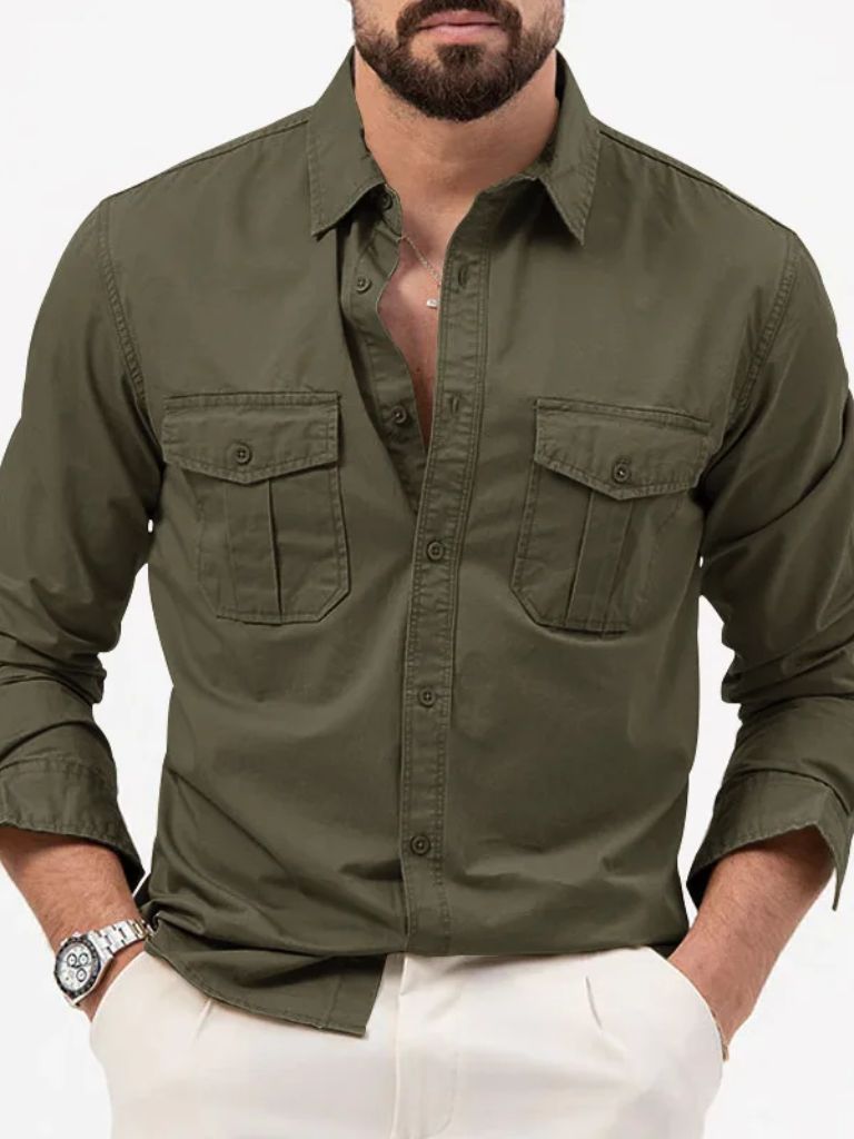 Vintage Long Sleeve Shirt - Cross & Crown - Cross & Crown