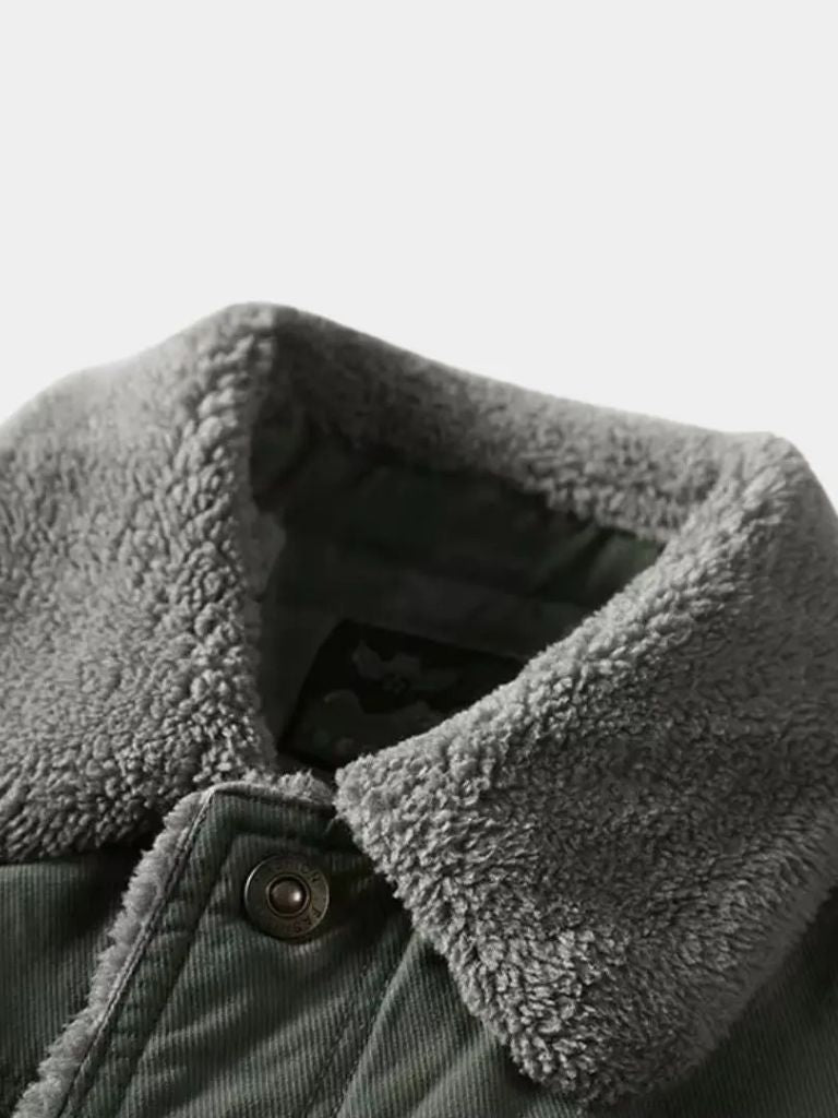 Vintage Military Aviator Jacket - Cross & Crown - Cross & Crown