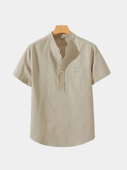 White Wellspring Linen Shirt – Cross & Crown - Cross & Crown