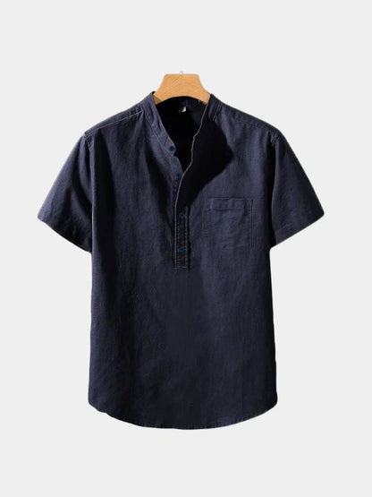 White Wellspring Linen Shirt – Cross & Crown - Cross & Crown